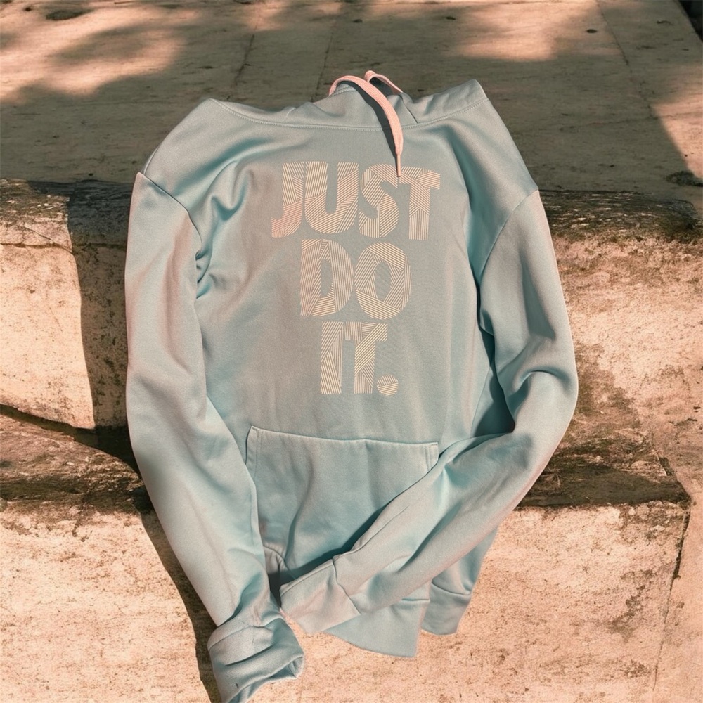 Nike Sky Blue 'Just Do It' Hoodie